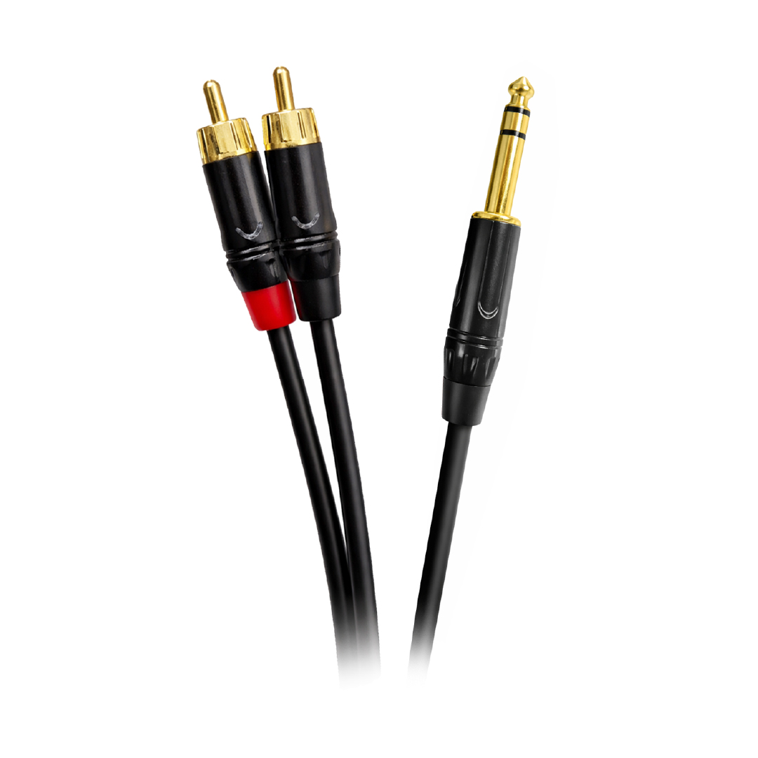 CABLE 2 RCA A PLUG (TRS) NEBRASKA 1.8 METROS