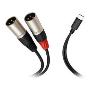 CABLE 2 XLR A USB C NEBRASKA 1.8 METROS