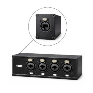 MULTIPAR DIGITAL METÁLICO 4 XLR COMBO A RJ45 NEBRASKA