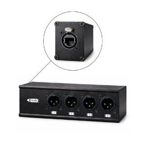 MULTIPAR DIGITAL METÁLICO 4 XLR MACHO A RJ45 NEBRASKA