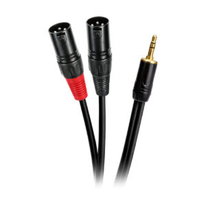 CABLE 2 XLR A MINI PLUG NEBRASKA 1.8 METROS